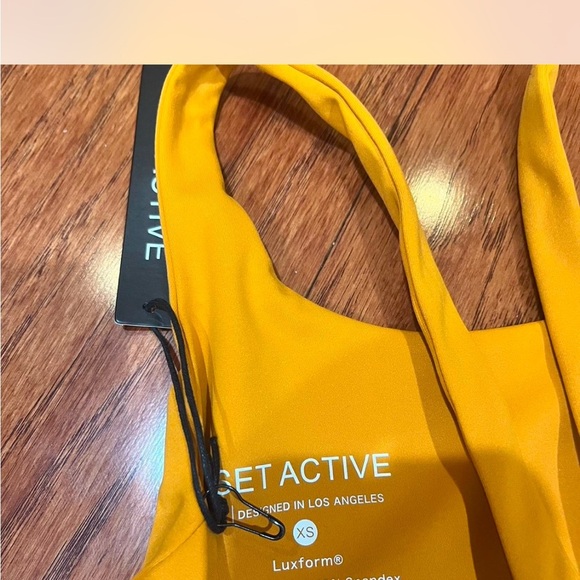 SET Active Yellow Sports Bra - Picture 3 of 3